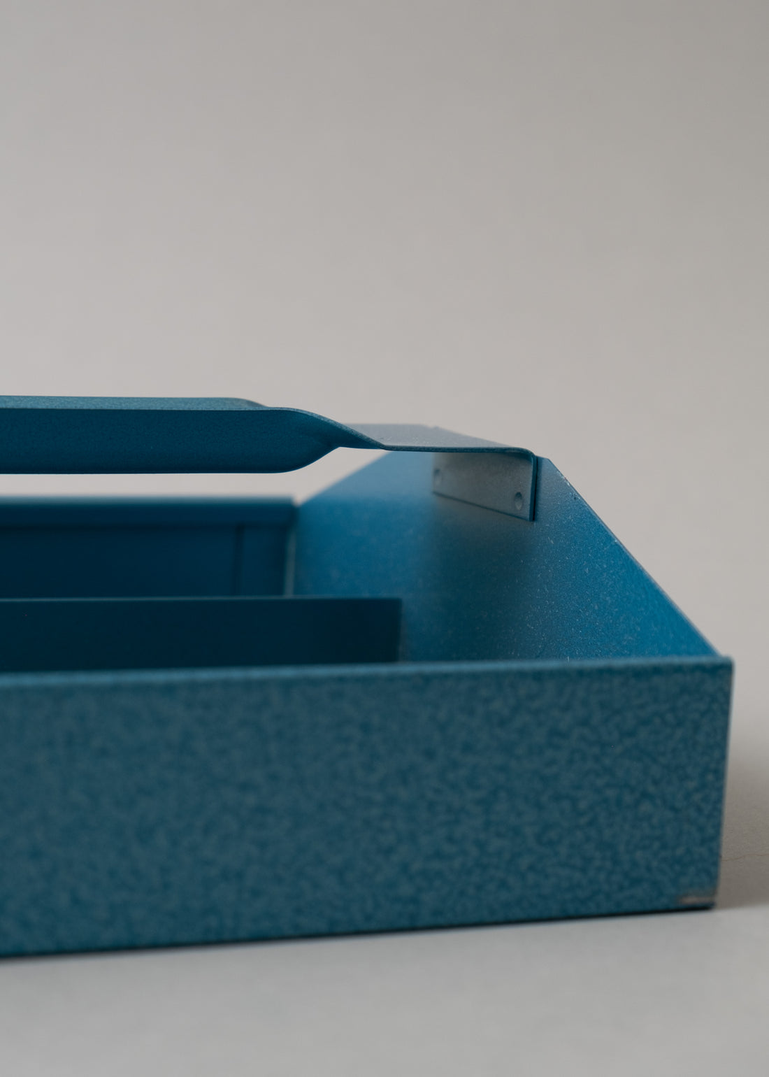 GRANDE BOITE A OUTILS "DOUBLE"- TY-4 - BLEU MÉTALLISÉ - OUTINOMI x MAGASIN VIVANT!