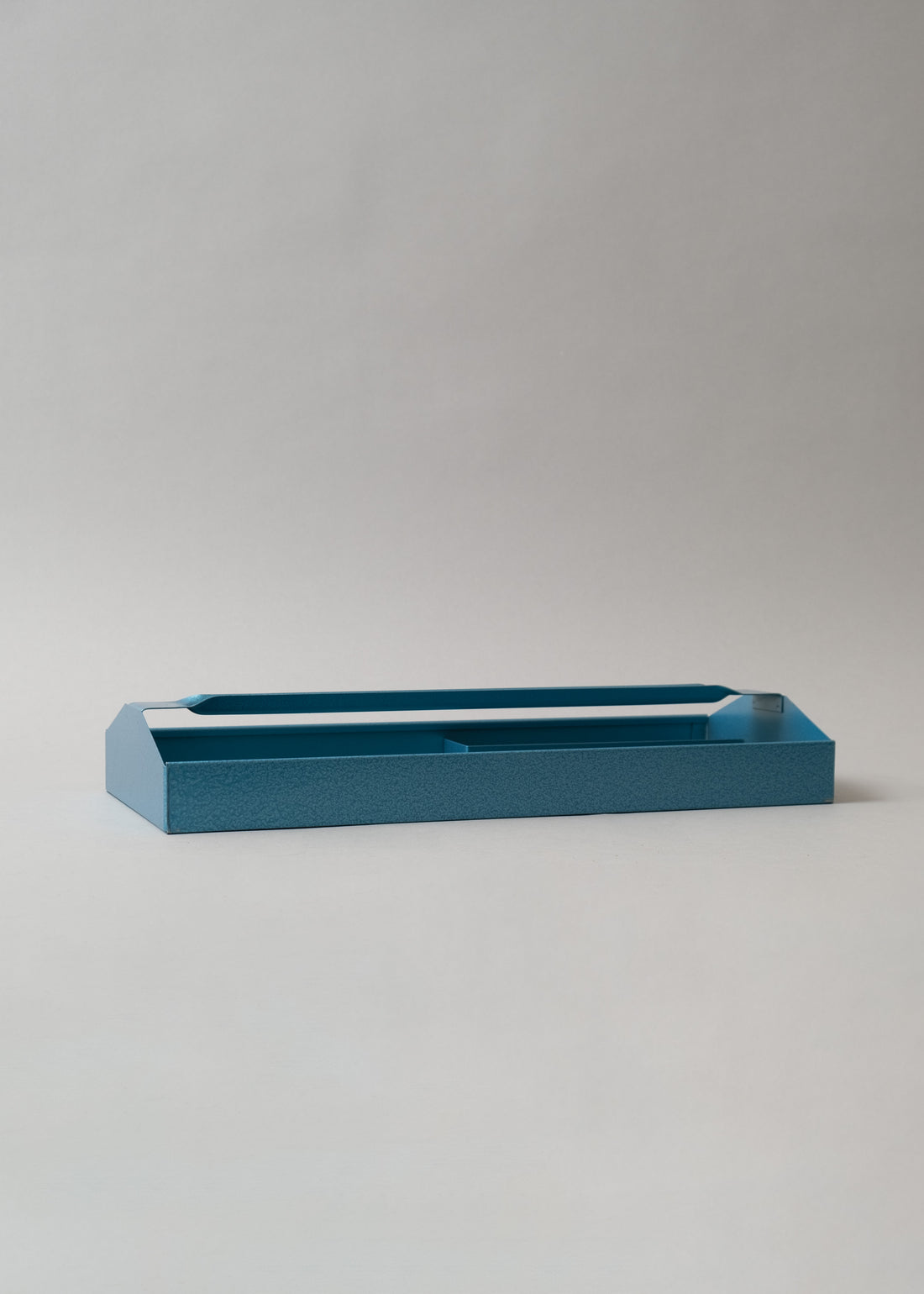 GRANDE BOITE A OUTILS "DOUBLE"- TY-4 - BLEU MÉTALLISÉ - OUTINOMI x MAGASIN VIVANT!