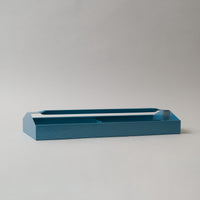 GRANDE BOITE A OUTILS "DOUBLE"- TY-4 - BLEU MÉTALLISÉ - OUTINOMI x MAGASIN VIVANT!