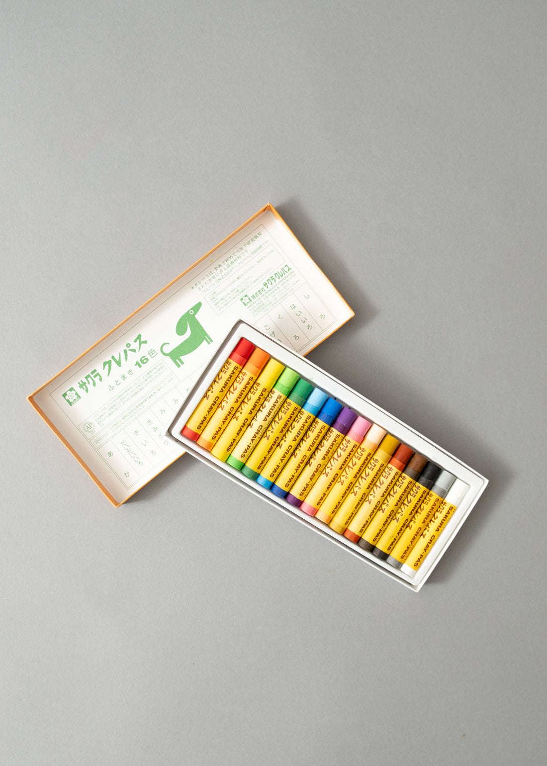 BOÎTE DE 16 PASTELS A L'HUILE JAPONAIS - CRAY PASS - SAKURA