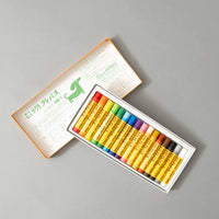 BOÎTE DE 16 PASTELS A L'HUILE JAPONAIS - CRAY PASS - SAKURA