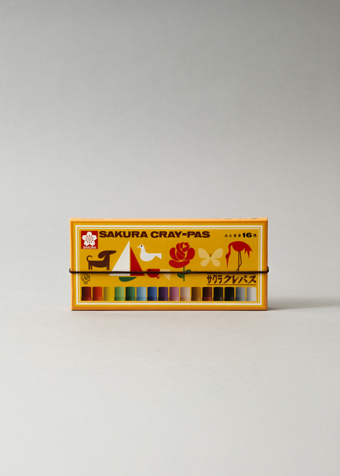 BOÎTE DE 16 PASTELS A L'HUILE JAPONAIS - CRAY PASS - SAKURA