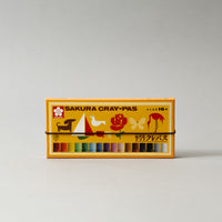 BOÎTE DE 16 PASTELS A L'HUILE JAPONAIS - CRAY PASS - SAKURA