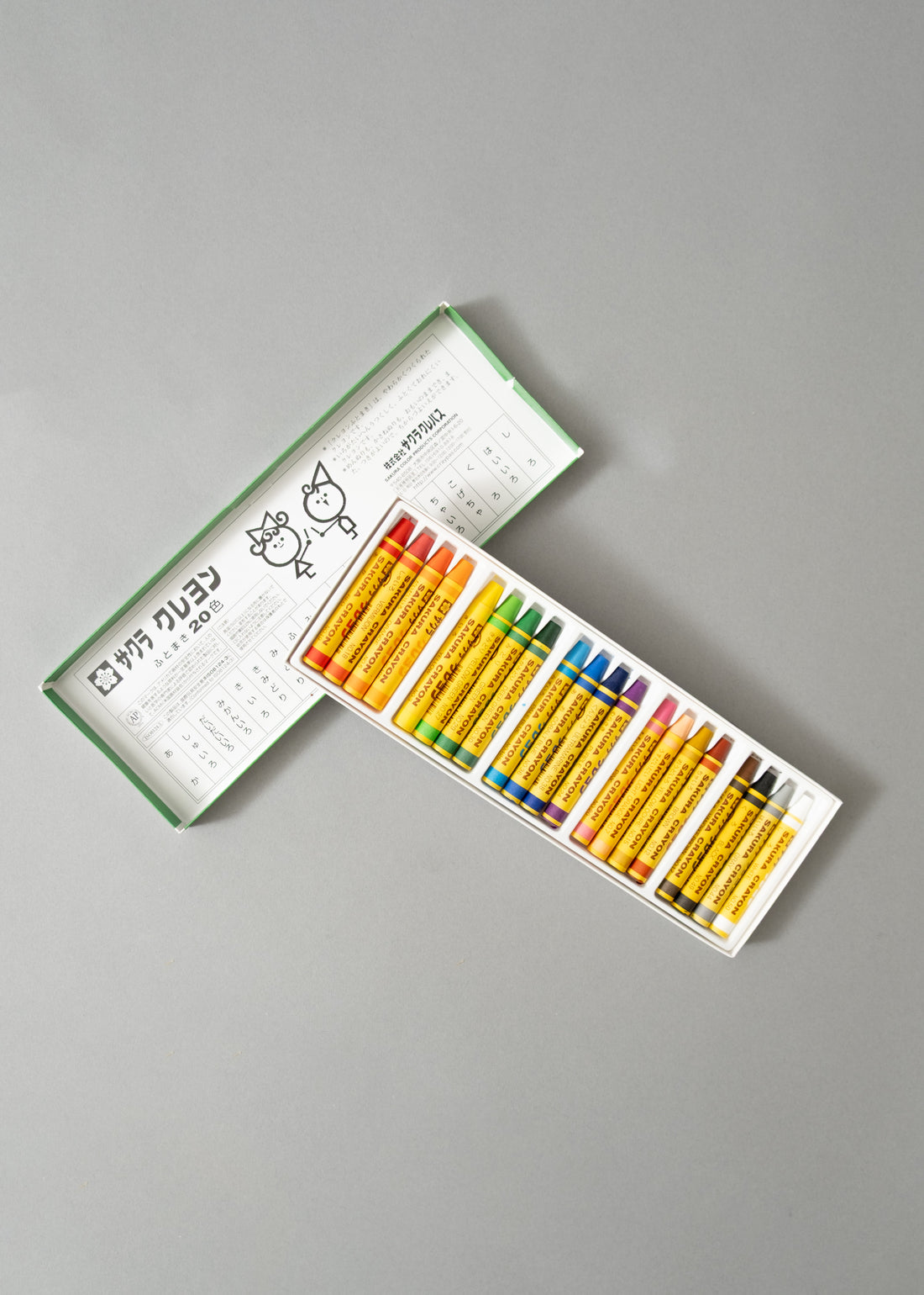 BOÎTE DE 20 PASTELS A L'HUILE JAPONAIS - POINTE "FINE" CRAY PASS - SAKURA