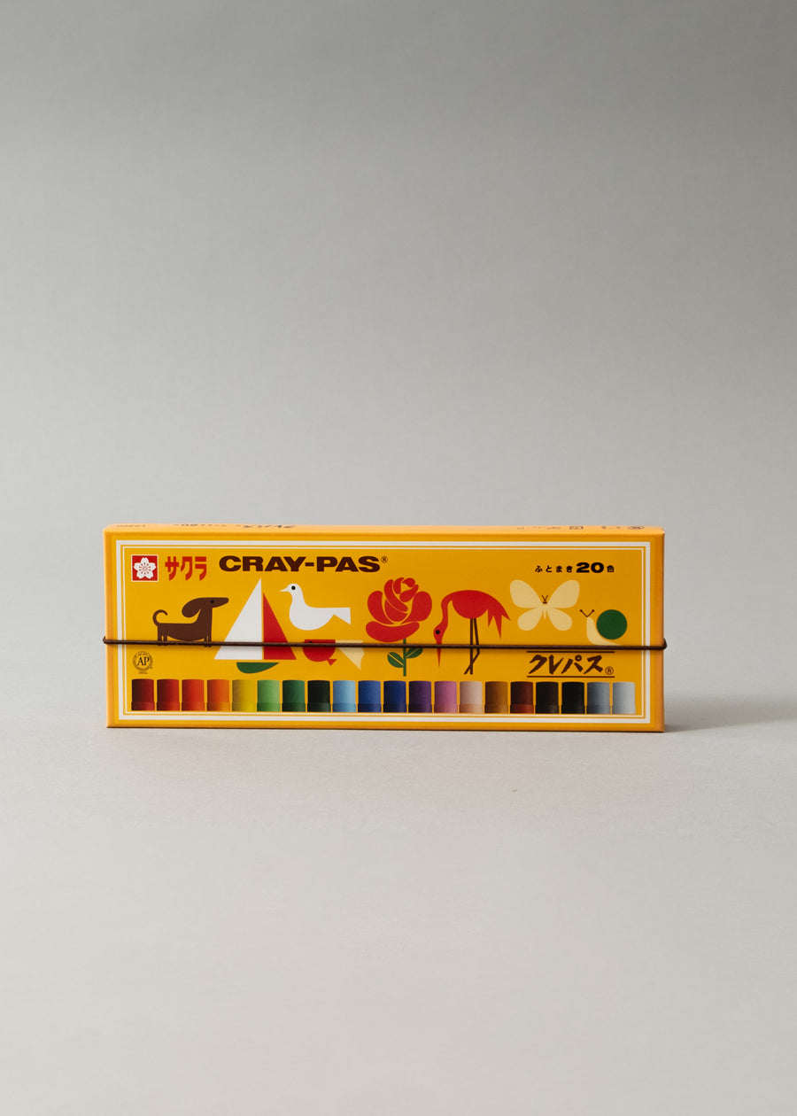 BOÎTE DE 20 PASTELS A L'HUILE JAPONAIS - CRAY PASS - SAKURA