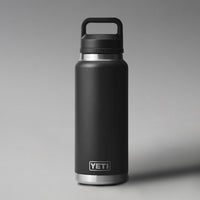 BOUTEILLE ISOTHERME - RAMBLER 36 OZ BOTTLE - BOUCHON CHUG - 1 L - BLACK - YETI