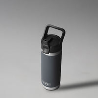 GOURDE ISOTHERME - RAMBLER 18 OZ STRAW BOTTLE - 532 ML - CHARCOAL - YETI