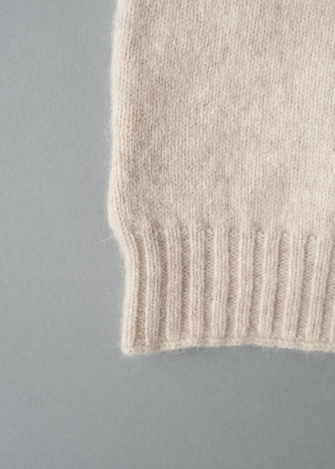 CACHE COL "STEWARTON" UNISEXE - LAINE D'AGNEAU / ANGORA - NATUREL - MACKIE