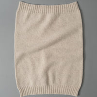 CACHE COL "STEWARTON" UNISEXE - LAINE D'AGNEAU / ANGORA - NATUREL - MACKIE