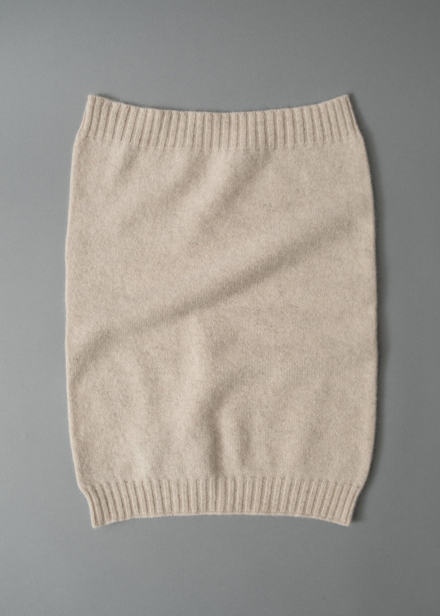 CACHE COL "STEWARTON" UNISEXE - LAINE D'AGNEAU / ANGORA - NATUREL - MACKIE