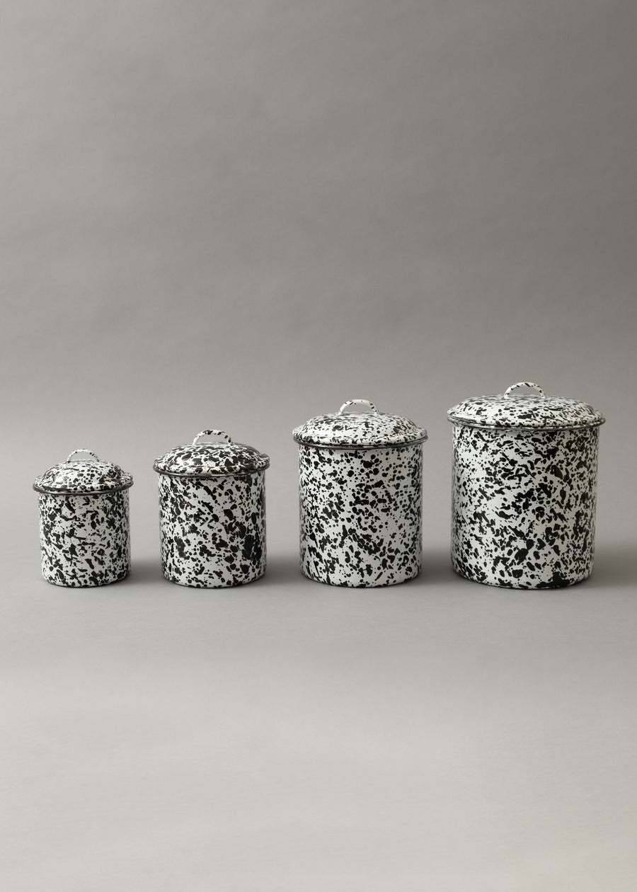 GRANDES BOÎTES GIGOGNES DE CONSERVATION - NOIR "SPLASH" - CROW CANYON