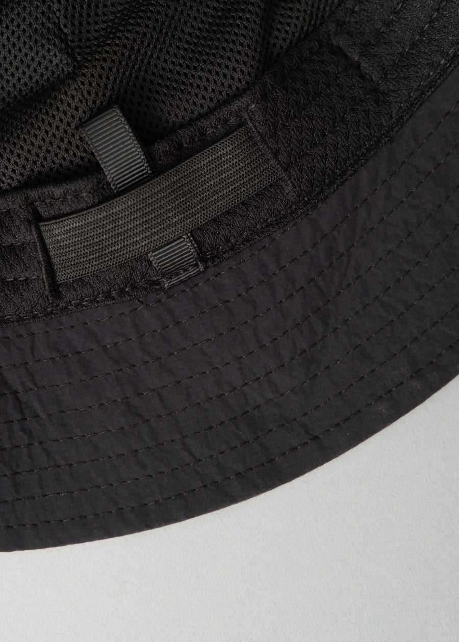 CHAPEAU DE RANDONNÉE - NYLON TUSSAH HAT - BLACK - SNOW PEAK