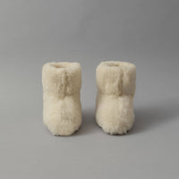 CHAUSSONS ENFANTS EN LAINE NATURELLE - T23 à T34 - DIRECT TANNERIE