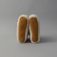 CHAUSSONS ENFANTS EN LAINE NATURELLE - T23 à T34 - DIRECT TANNERIE