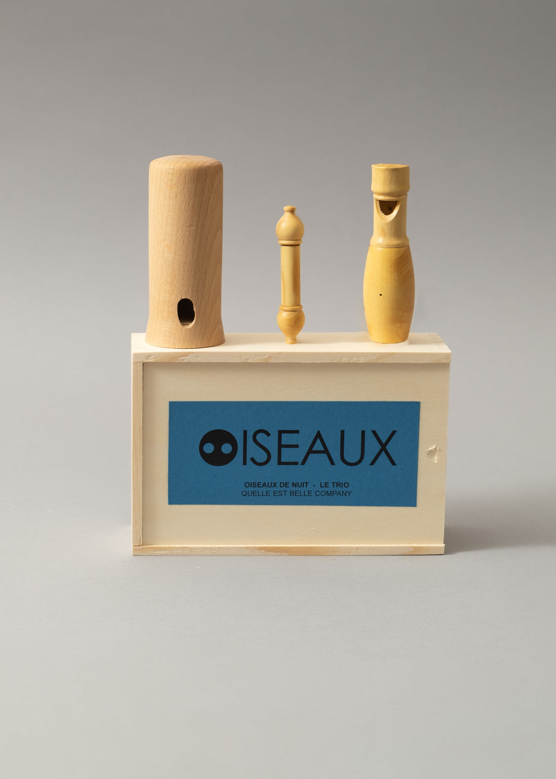 COFFRET TRIO - OISEAUX DE NUIT - HIBOUX MOYEN DUC, CHOUETTE HULOTTE & CHEVECHE - QUELLE EST BELLE COMPANY