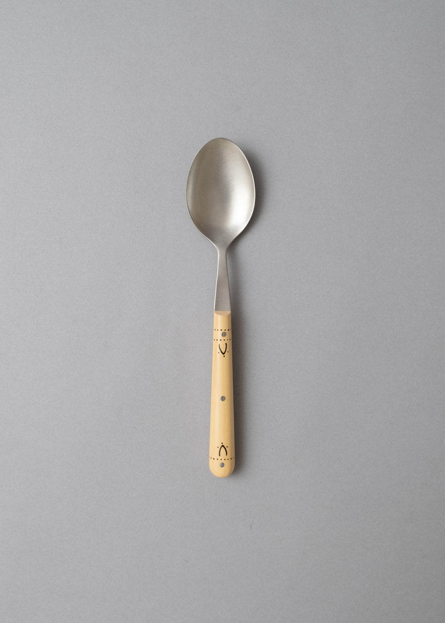 Coffret 6 cuillères à soupe - Buis pyrogravé - NONTRON