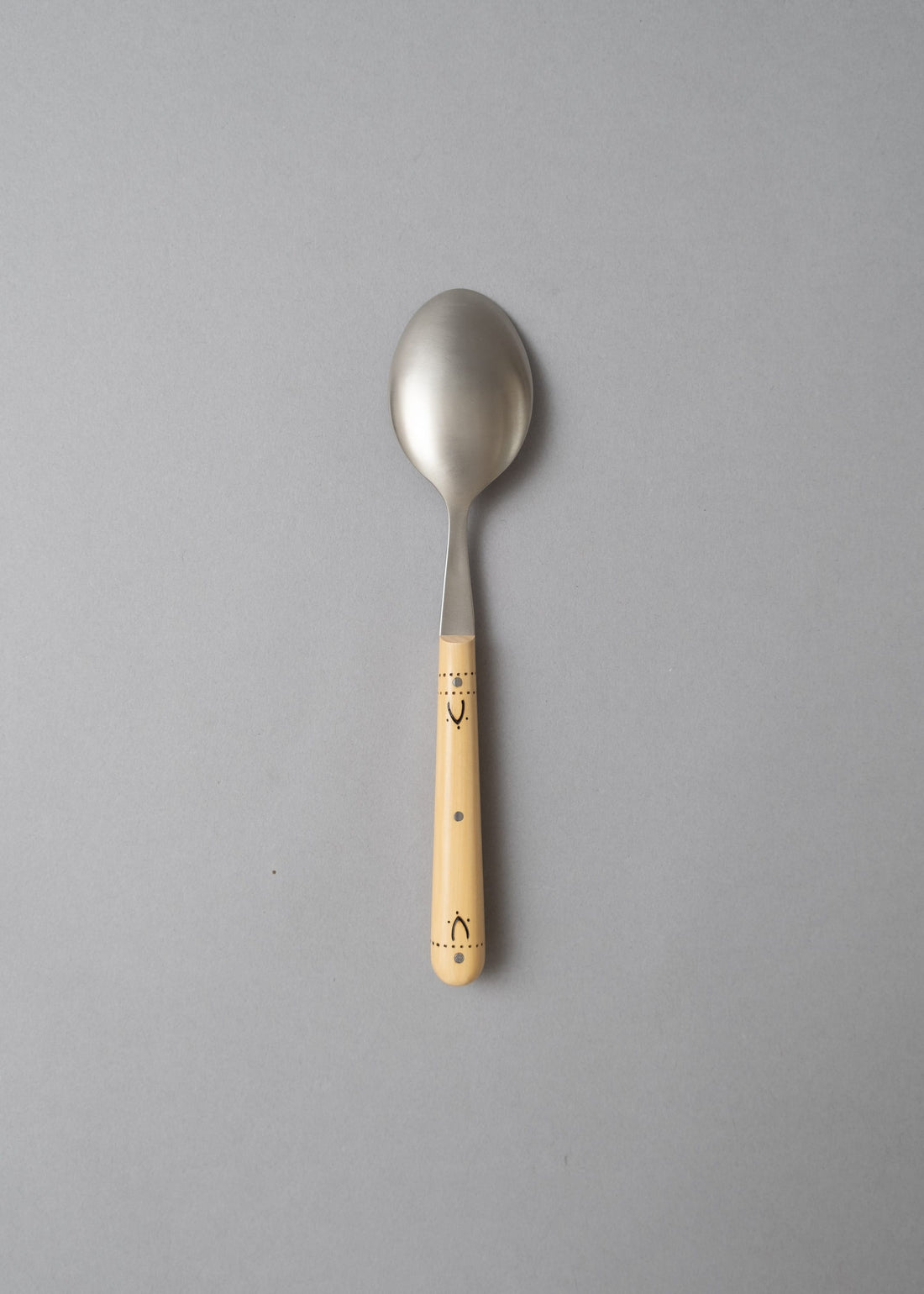 Coffret 6 cuillères à soupe - Buis pyrogravé - NONTRON