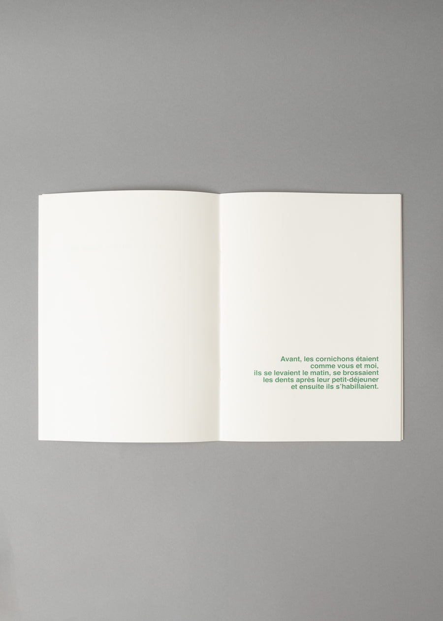 LA MALEDICTION DU CORNICHON - GRAND FORMAT - LIVRE A ILLUSTRER - SUPEREDITIONS