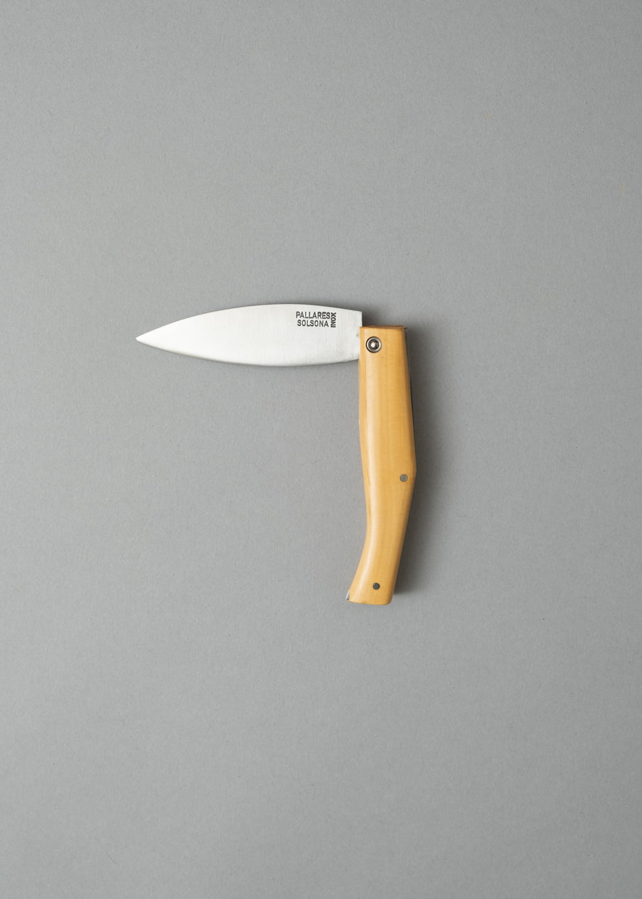 COUTEAU PLIANT - BUSA N°0 BUIS - LAME 8 CM - PALLARES SOLSONA