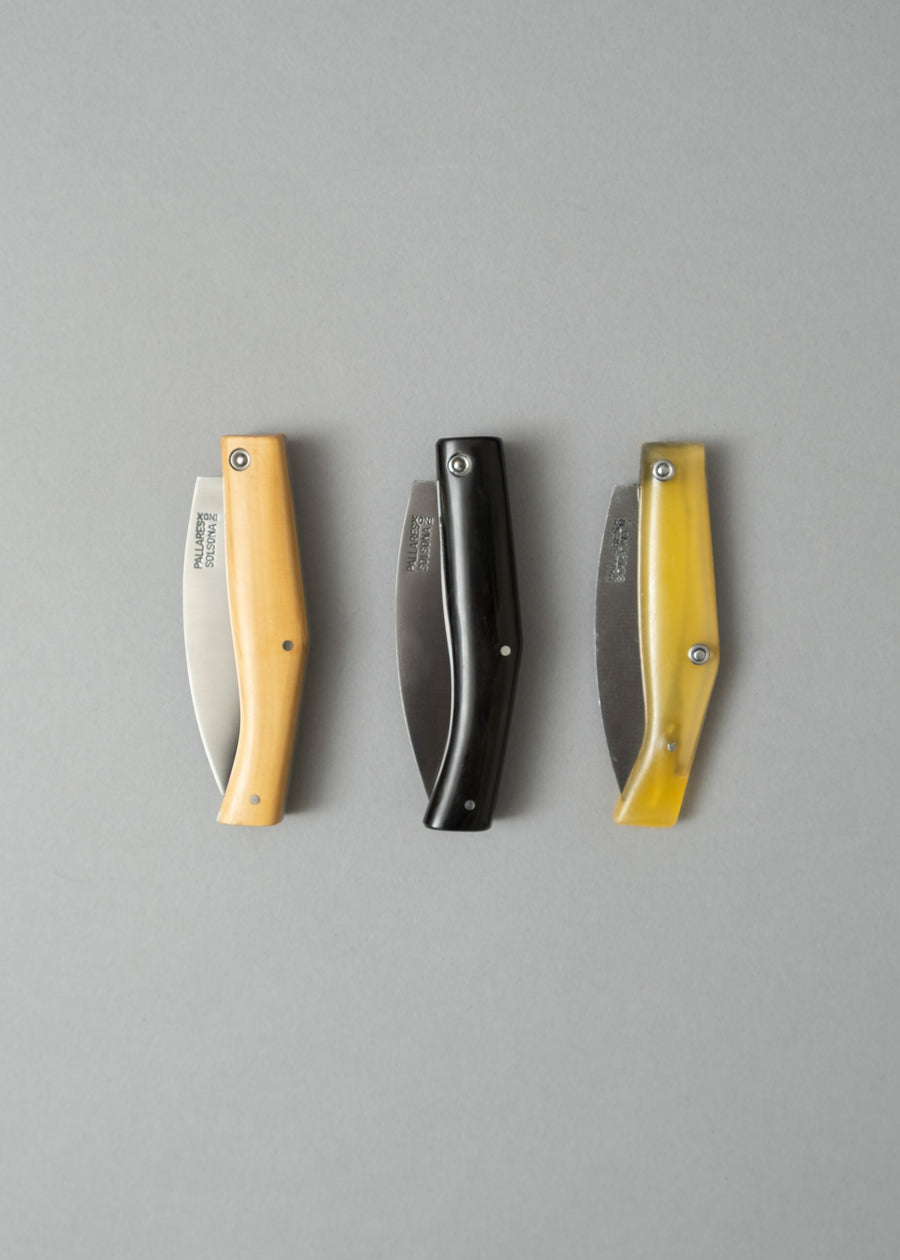 COUTEAU PLIANT - BUSA N°0 CORNE DE BUFFLE - LAME 8 CM - PALLARES SOLSONA