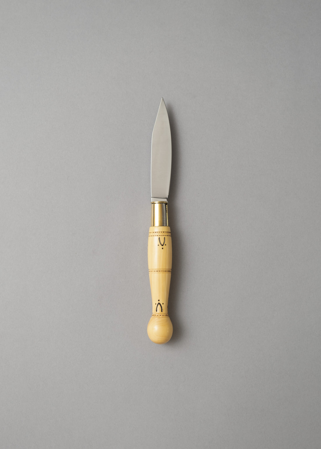 COUTEAU PLIANT N°25 - MANCHE BOULE - NONTRON