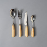 CUILLERE A SOUPE - INOX & BUIS - 21 CM - PALLARES SOLSONA