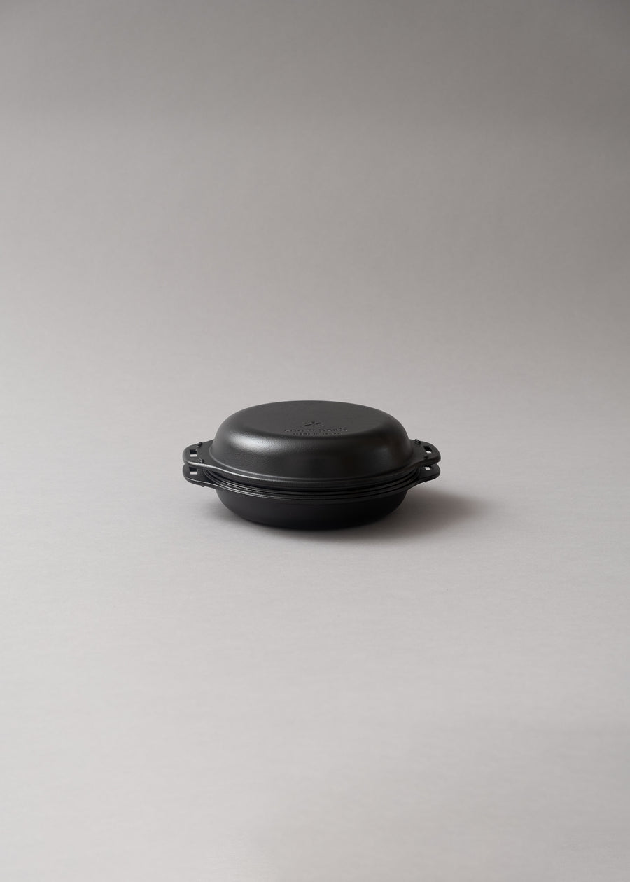 PACK DUO EN FONTE - COCOTTE / POELE / ASSIETTES - SNOW PEAK