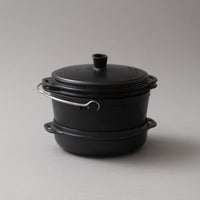 PACK DUO EN FONTE - COCOTTE / POELE / ASSIETTES - SNOW PEAK