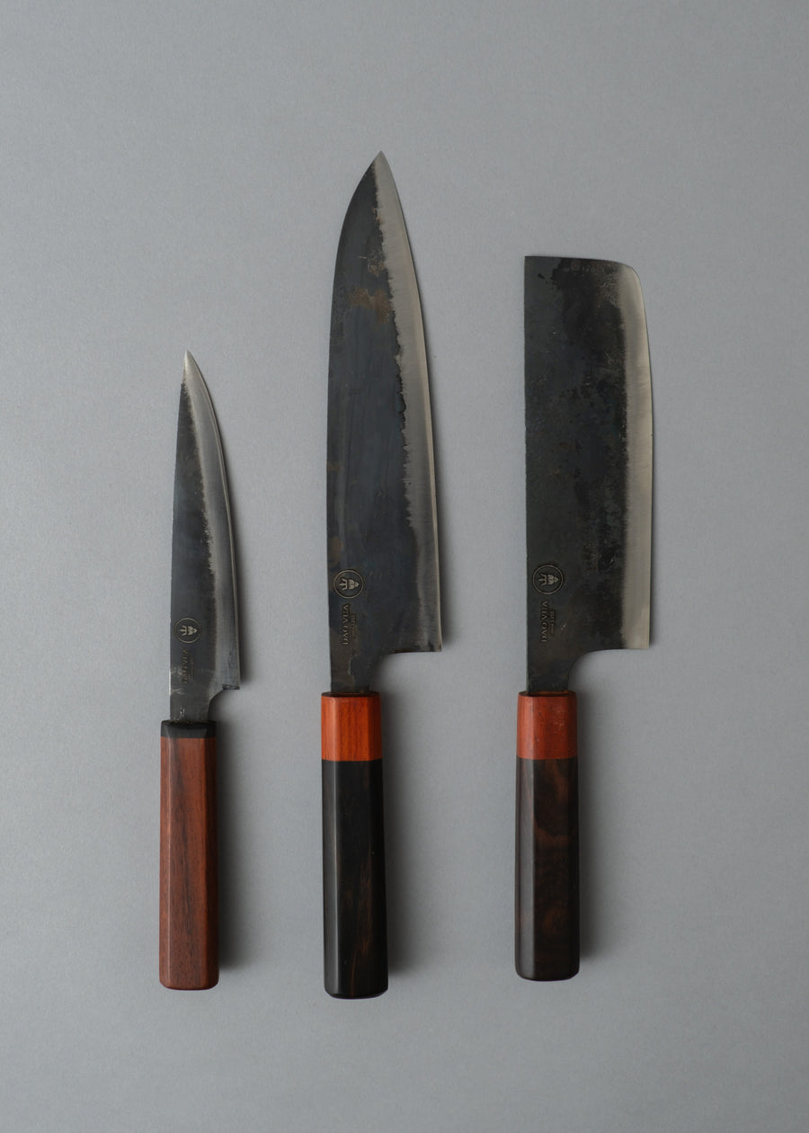 COUTEAU DAO VUA - "GRAND PETTY" - LAME 15 CM - ACIER  CARBONE - DAO VUA COOPERATIVE