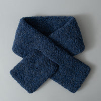 ECHARPE TUBULAIRE - DARK BLUE - LAINE NATURELLE - COLDBREAKER