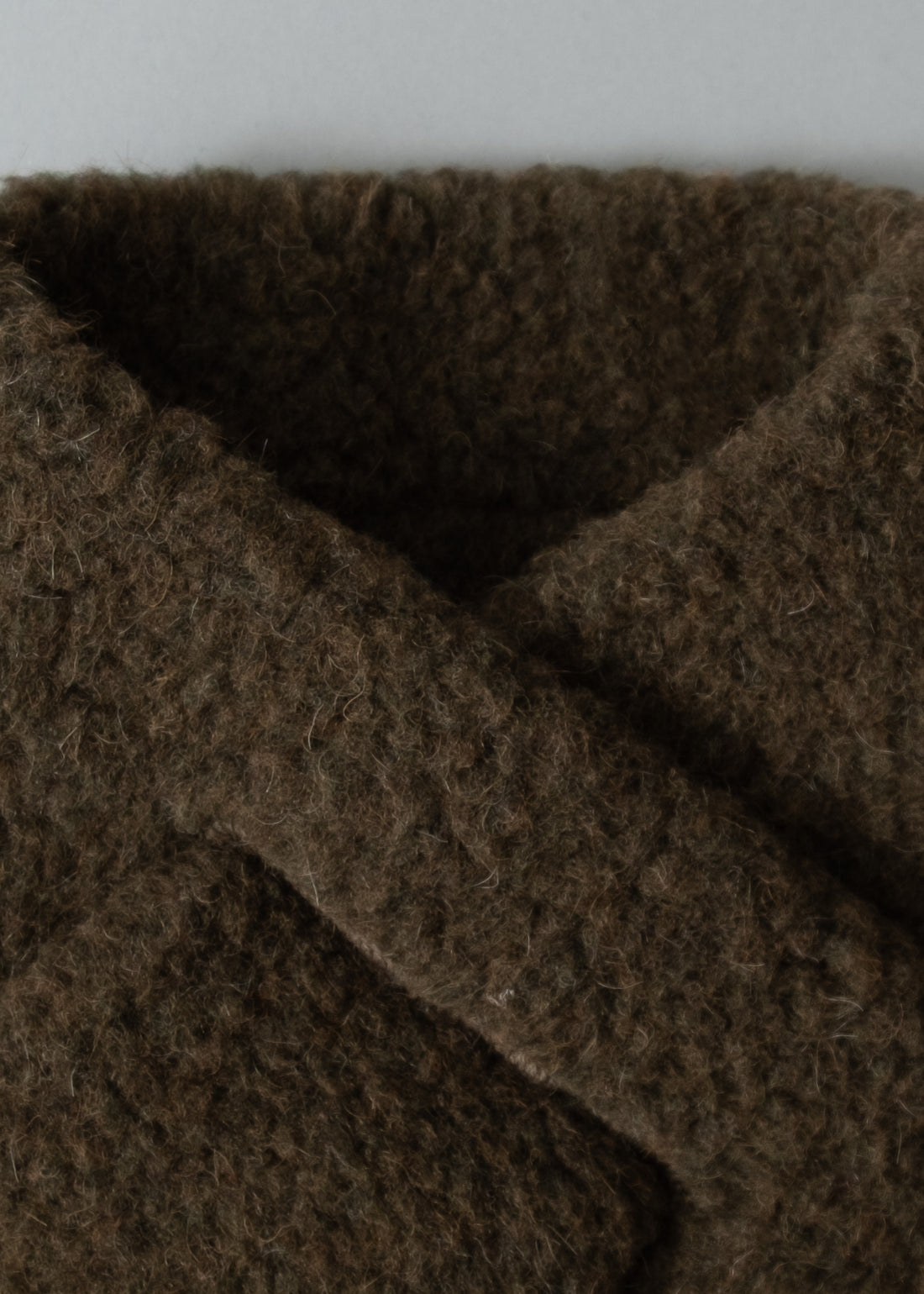 ECHARPE TUBULAIRE - KAKI - LAINE NATURELLE - COLDBREAKER