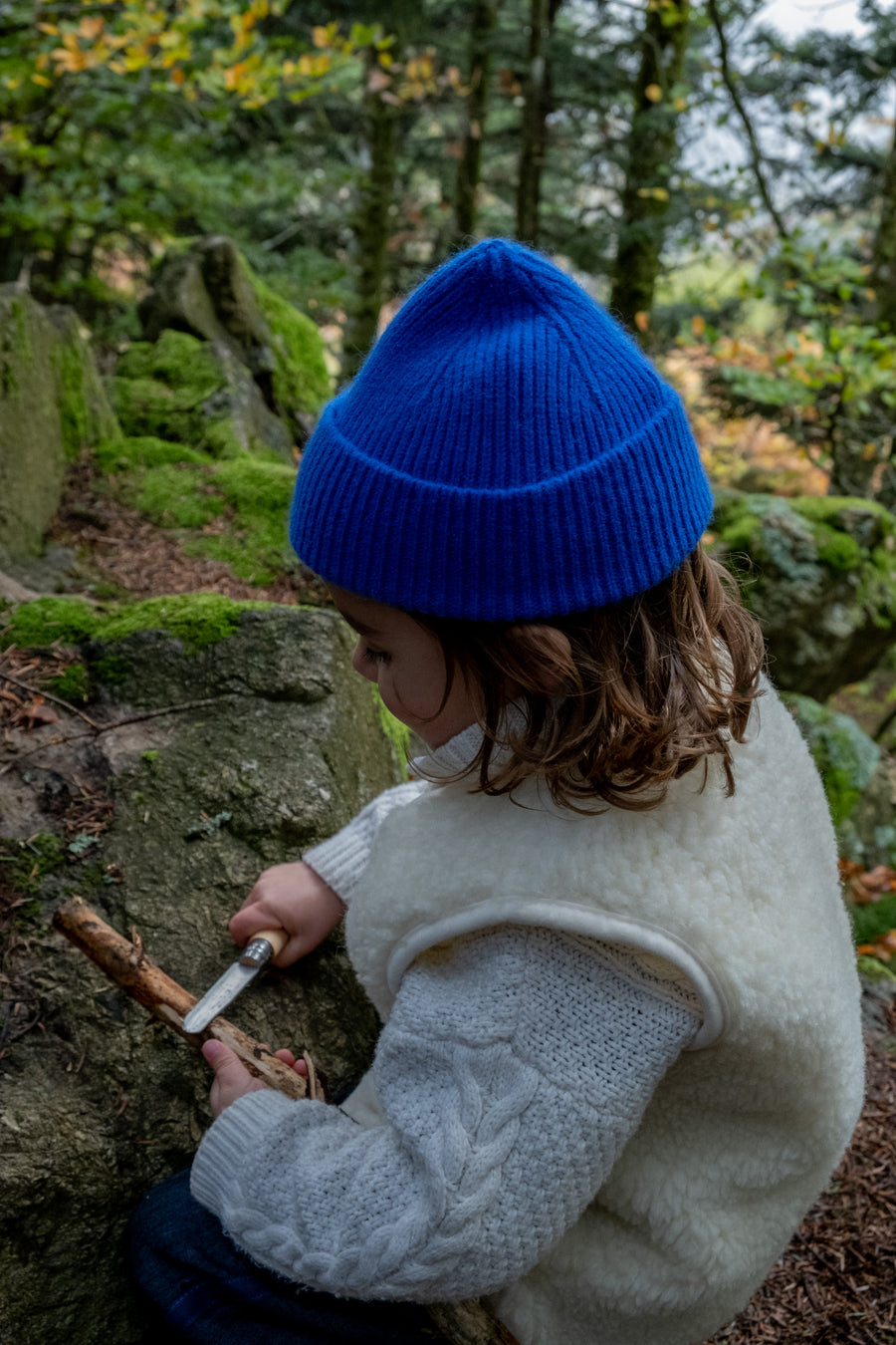 GILET ENFANT EN LAINE NATURELLE - DE 4 À 10 ANS - DIRECT TANNERIE