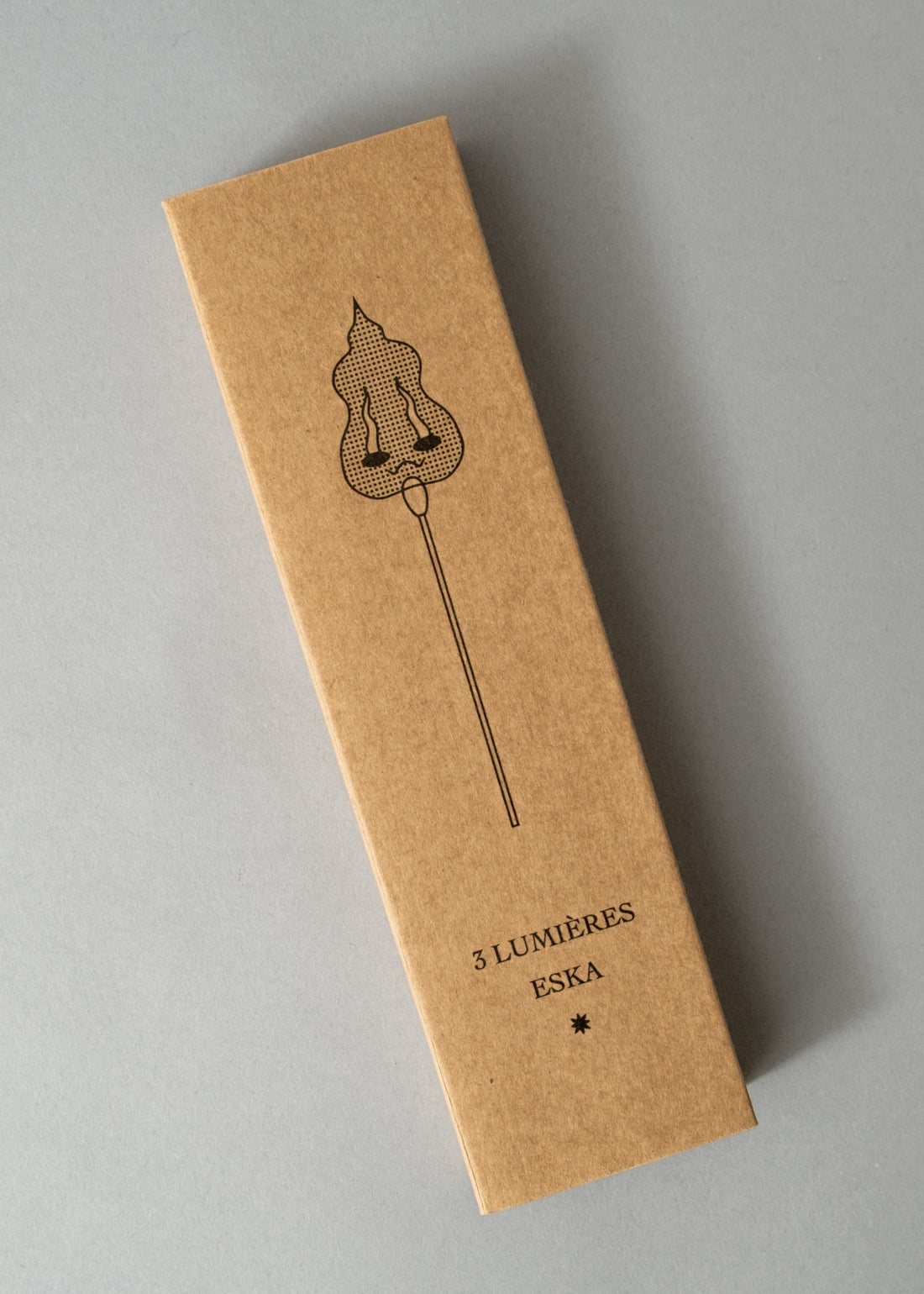 BOITE DE 3 CHANDELLES - CIRE D'ABEILLE NATURELLE - ESKA