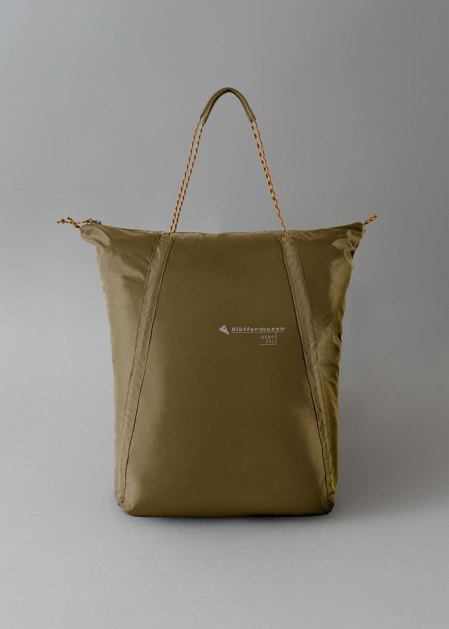TOTE BAG PLIABLE - GEBO PACKABLE - RAVEN - 23L - KLÄTTERMUSEN