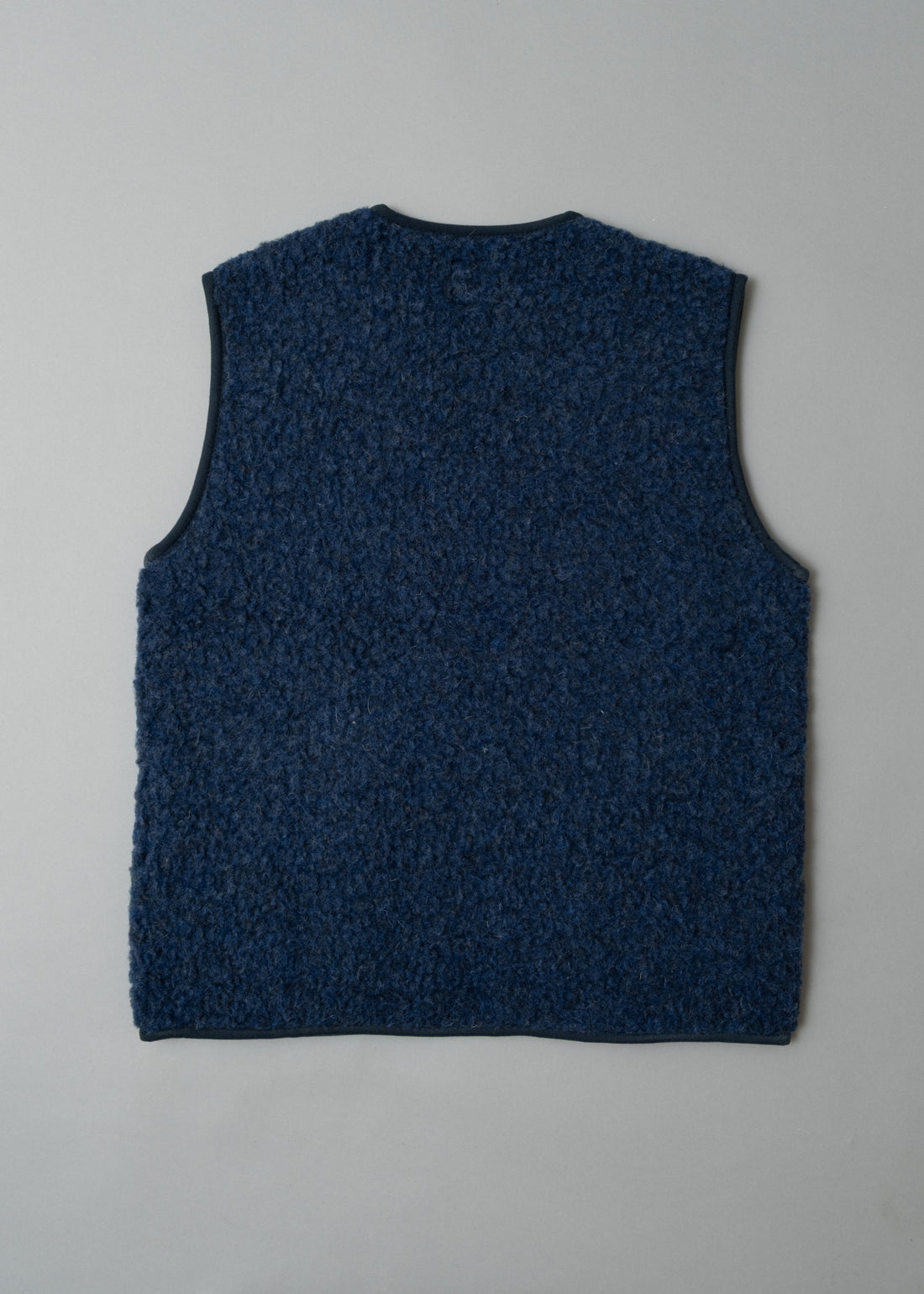 GILET MIXTE - DARK BLUE - LAINE NATURELLE - COLDBREAKER