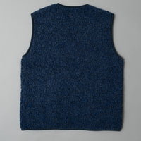 GILET MIXTE - DARK BLUE - LAINE NATURELLE - COLDBREAKER