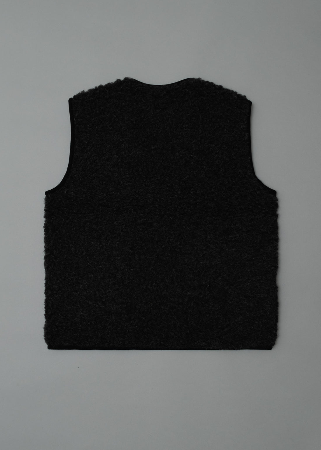 GILET MIXTE - DEEP BLACK - LAINE NATURELLE - COLDBREAKER