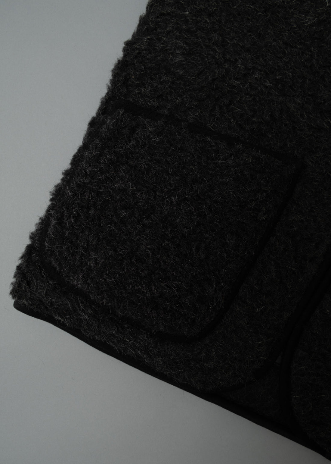 GILET MIXTE - DEEP BLACK - LAINE NATURELLE - COLDBREAKER