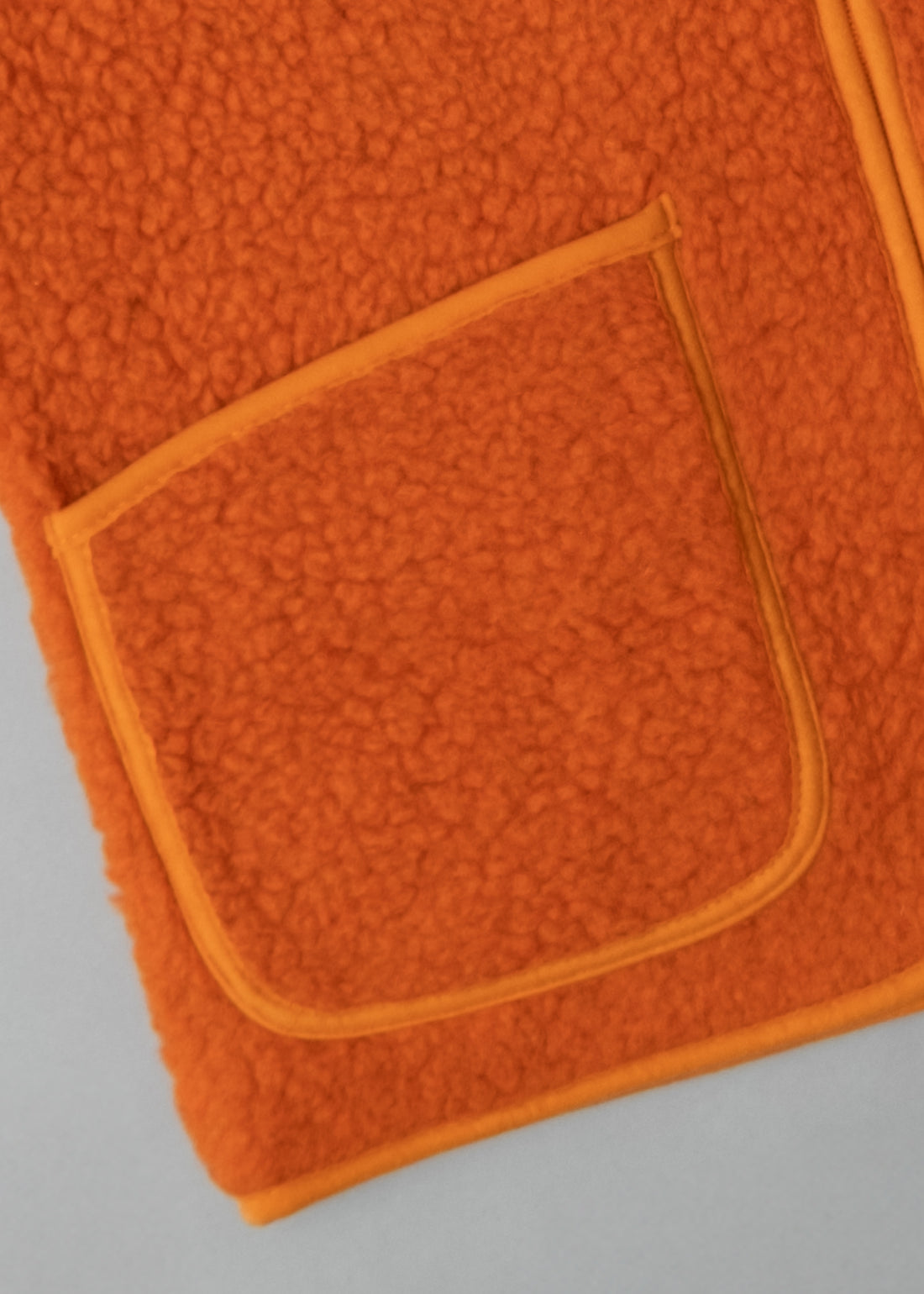 GILET MIXTE - ORANGE - LAINE NATURELLE - COLDBREAKER