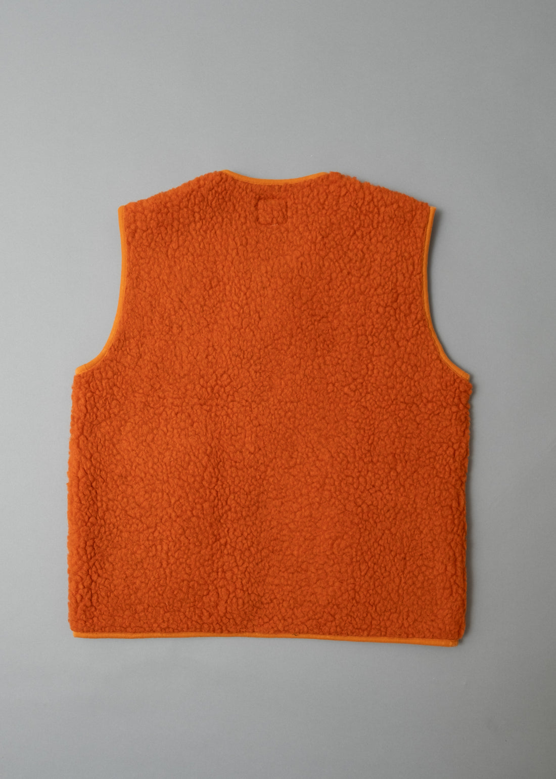 GILET MIXTE - ORANGE - LAINE NATURELLE - COLDBREAKER