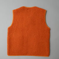 GILET MIXTE - ORANGE - LAINE NATURELLE - COLDBREAKER