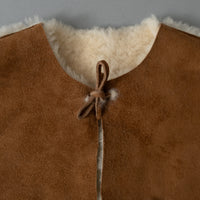 GILET ENFANT - PEAU D'AGNEAU DOUBLE FACE - DE 1 À 4 ANS - DIRECT TANNERIE