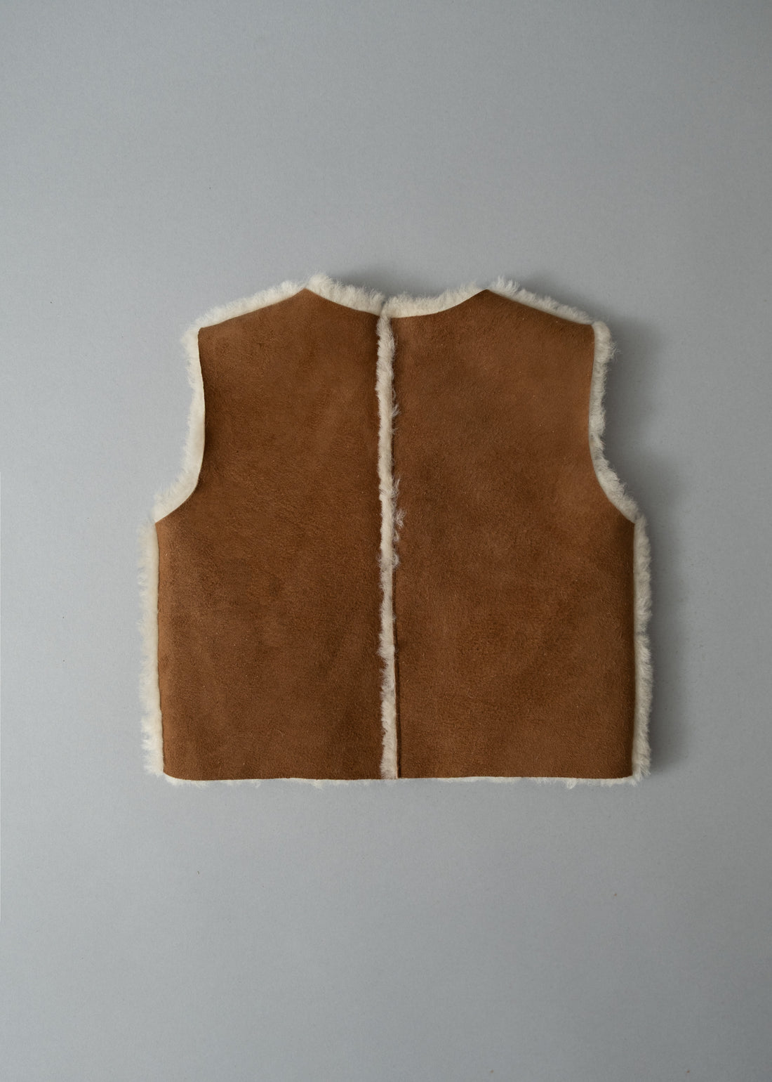 GILET ENFANT - PEAU D'AGNEAU DOUBLE FACE - DE 1 À 4 ANS - DIRECT TANNERIE