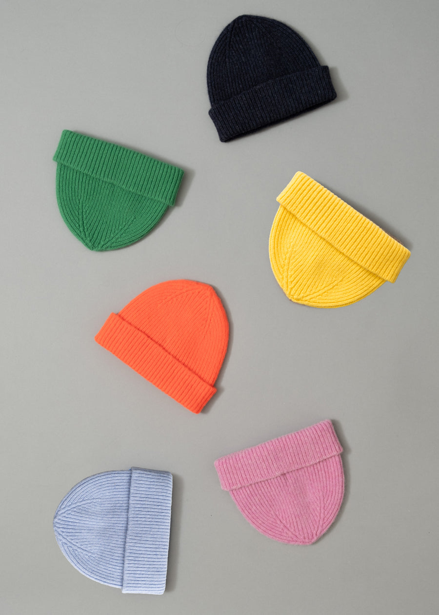 BONNET "BARRA KIDS" - LAINE D'AGNEAU / ANGORA - TONS VIFS - MACKIE