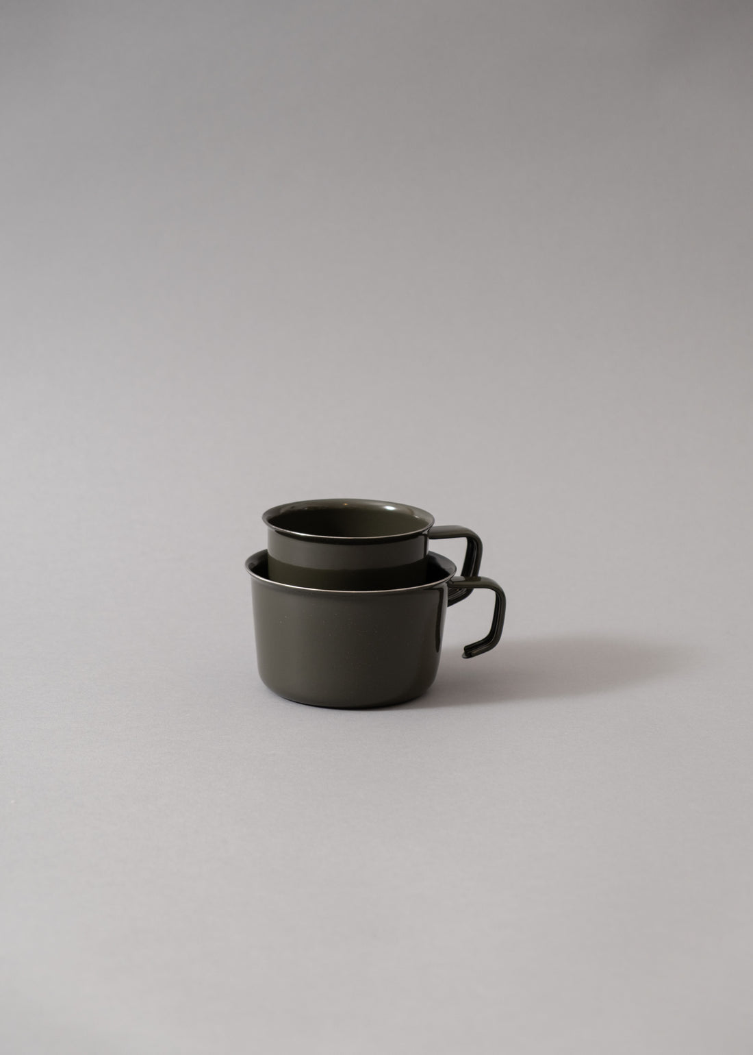 FORIS WIDE MUG - LARGE - 400 ML - ASH GREEN - KINTO