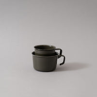 FORIS WIDE MUG - LARGE - 400 ML - ASH GREEN - KINTO