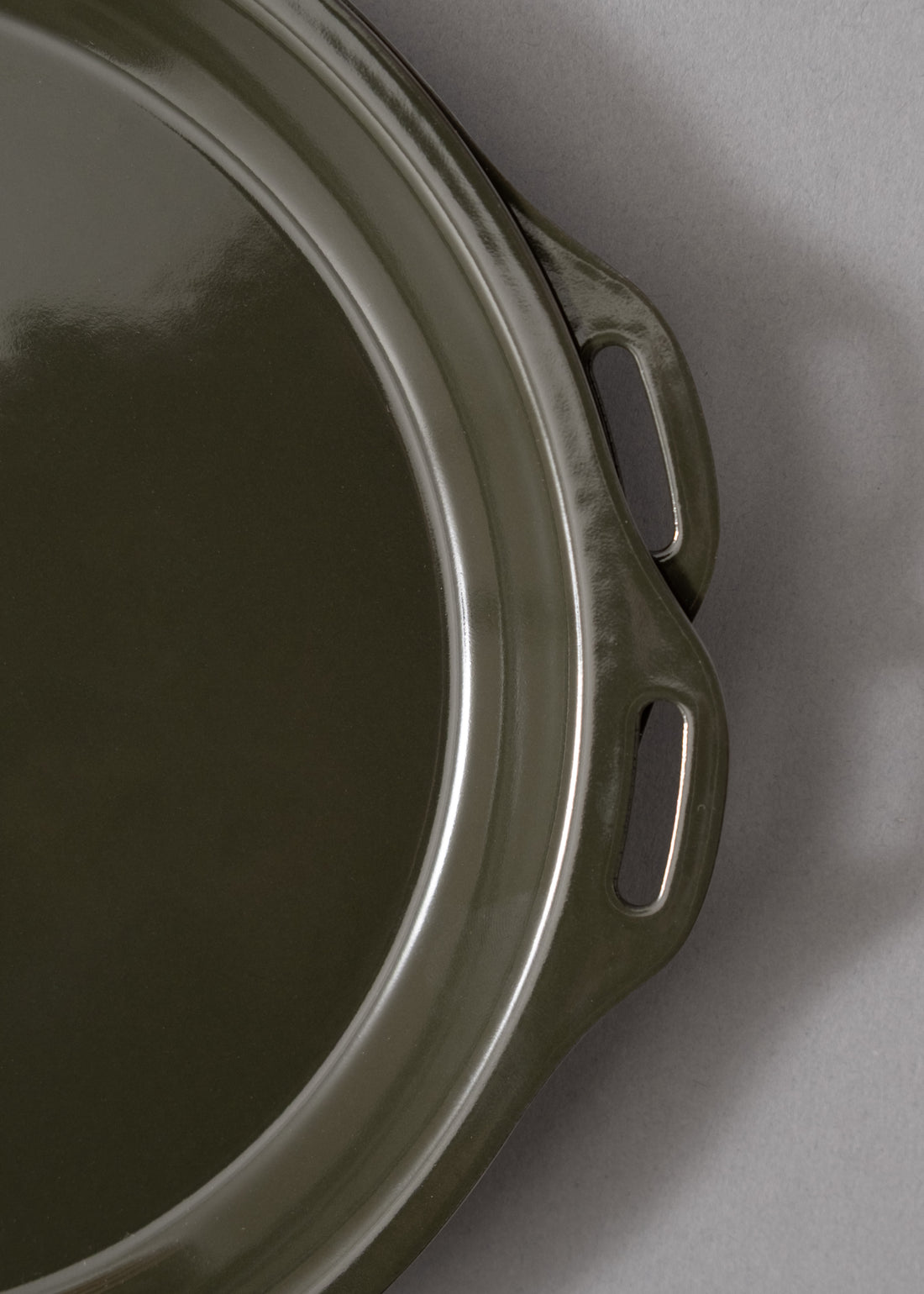 FORIS PLATE - ASSIETTE / POÊLE / COUVERCLE - 19,5 CM - ASH GREEN - KINTO