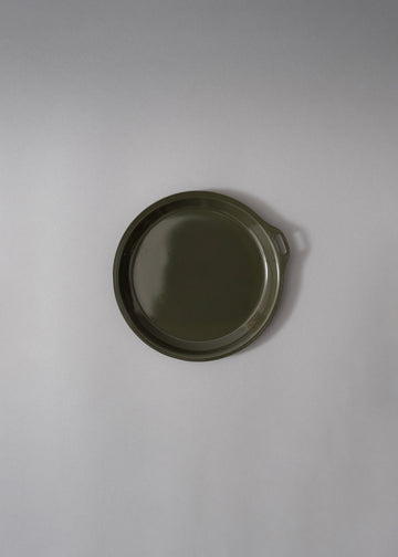 FORIS PLATE - ASSIETTE / POÊLE / COUVERCLE - 19,5 CM - ASH GREEN - KINTO