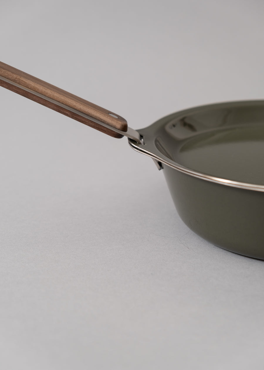 FORIS PLATE - ASSIETTE / POÊLE / COUVERCLE - 19,5 CM - ASH GREEN - KINTO