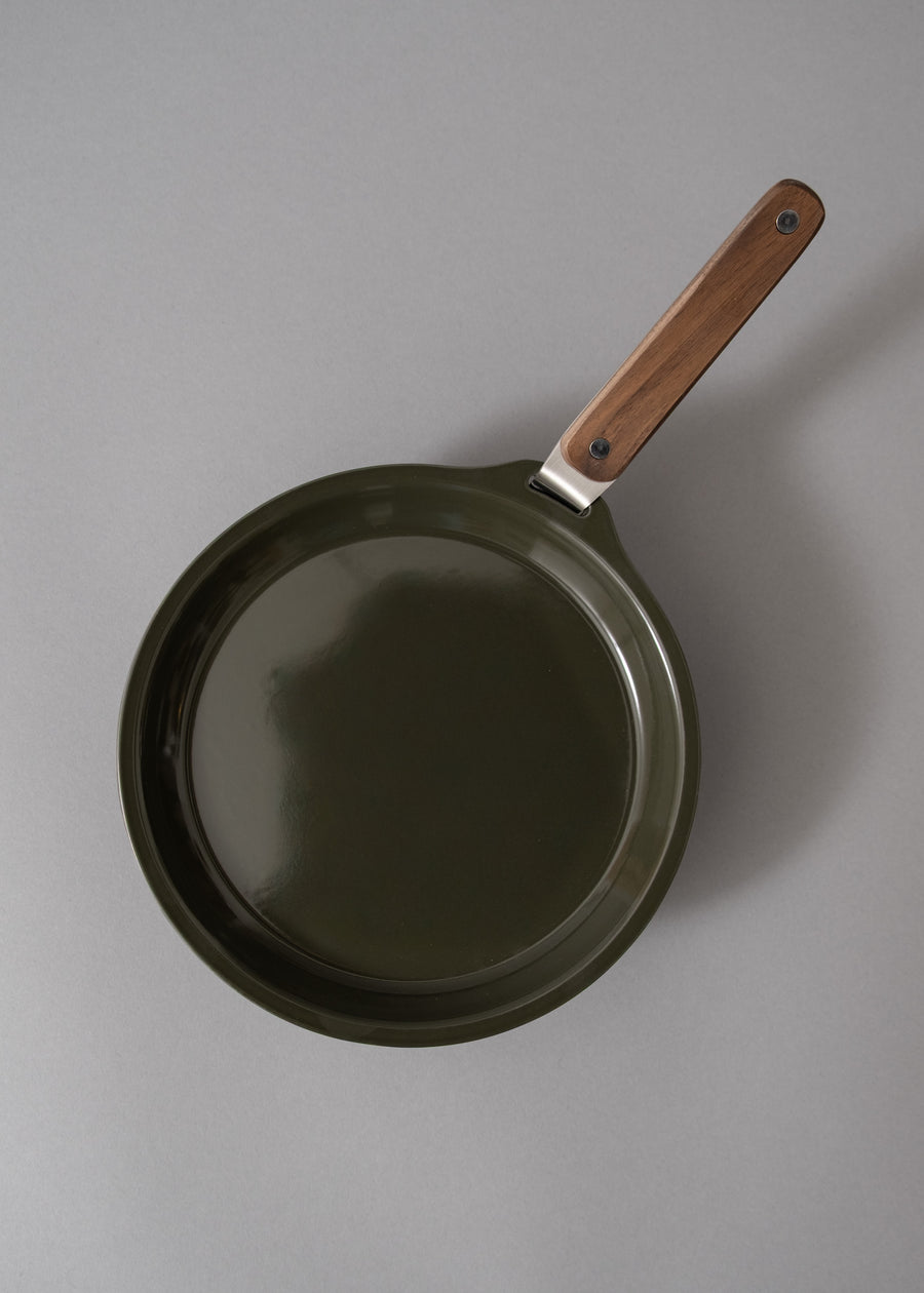 FORIS PLATE - ASSIETTE / POÊLE / COUVERCLE - 19,5 CM - ASH GREEN - KINTO